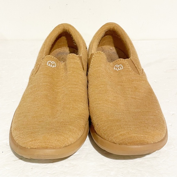 Merinos Womens Size 8 Camel Brown Loafer Slip on Shoes Flats - Picture 2 of 7